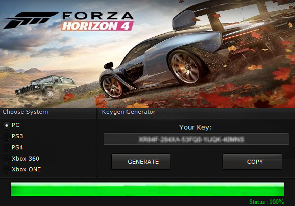 Forza horizon 4 license key free download